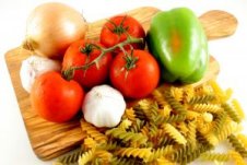 Healthy cooking - vegetables, pasta