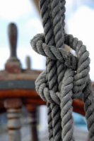 sail boat and rope