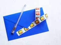 post stamps and envelope