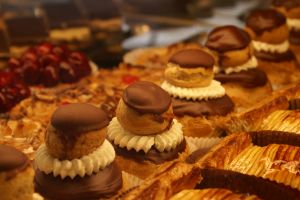 Chocolate cakes and pies